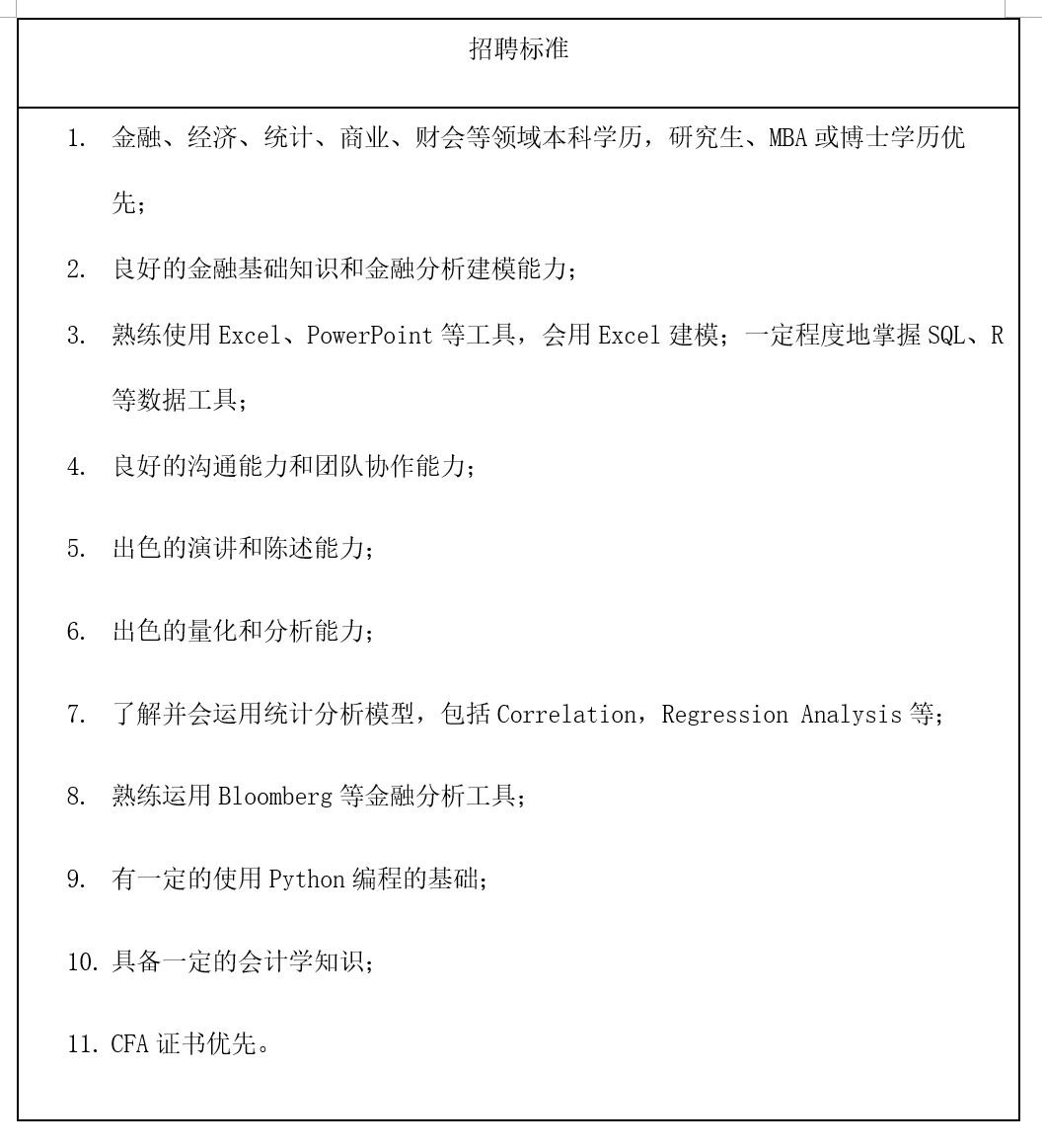 蔓藤独家：热门专业金融就业方向以及岗位能力模型详解